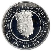 5 Pounds - Elizabeth II Platinum Jubilee - Queen on throne obverse image