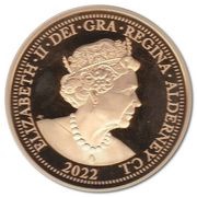 5 Sovereigns - Elizabeth II Platinum Jubilee obverse image