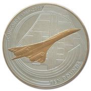 10 Pounds - Elizabeth II Last Flight of the Concorde, United Kingdom, 2003 reverse image