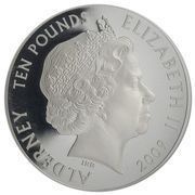 10 Pounds - Elizabeth II Mini; Silver Proof obverse image