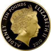 10 Pounds - Elizabeth II Engagement of Prince William and Catherine Middleton obverse image