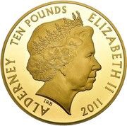 10 Pounds - Elizabeth II Royal Wedding; Gold Proof obverse image