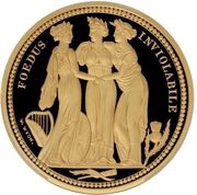 10 Pounds - Elizabeth II Three Graces, United Kingdom, 2020 reverse image