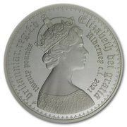 20 Pounds - Elizabeth II Gothic - Quartered Arms obverse image