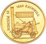 25 Pounds - Elizabeth II The Rocket, United Kingdom, 2004 reverse image
