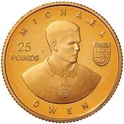 25 Pounds - Elizabeth II Michael Owen, United Kingdom, 2005 reverse image