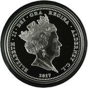 25 Pounds - Elizabeth II Platinum Wedding; Silver Proof obverse image