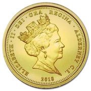 25 Pounds - Elizabeth II Sapphire Coronation Jubilee - On Horseback obverse image