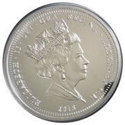 25 Pounds - Elizabeth II 65th Ann. Coronation obverse image
