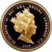 25 Pounds - Elizabeth II 2019 Remembrance Day; Gold obverse image