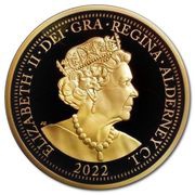 25 Pounds - Elizabeth II Platinum Jubilee; Gold Proof obverse image