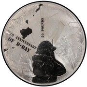 50 Pounds - Elizabeth II D-Day, United Kingdom, 2004 reverse image