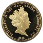 100 Pounds - Elizabeth II Sapphire Coronation Jubilee obverse image