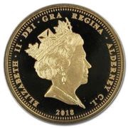 100 Pounds - Elizabeth II Sapphire Jubilee obverse image
