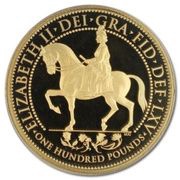 100 Pounds - Elizabeth II Sapphire Jubilee, United Kingdom, 2018 reverse image