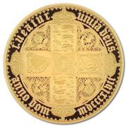 200 Pounds - Elizabeth II Gothic - Quartered Arms, United Kingdom, 2021 reverse image