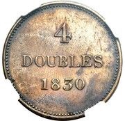 4 Doubles Mule, United Kingdom, 1830 reverse image