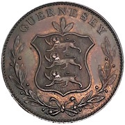 8 Doubles, United Kingdom, 1834-1858 obverse image