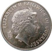 5 Pence - Elizabeth II 4th portrait; non-magnetic obverse image
