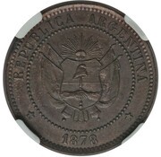 1 Centavo Fuertes Pattern obverse image