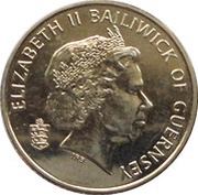 10 Pence - Elizabeth II 4th portrait; magnetic obverse image