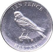 10 Pence - Elizabeth II Kestrel, United Kingdom, 2022 reverse image
