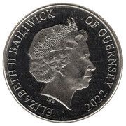 10 Pence - Elizabeth II Otter; Colourised obverse image