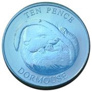 10 Pence - Elizabeth II Dormouse, United Kingdom, 2022 reverse image
