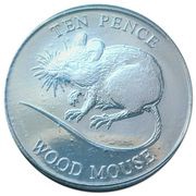 10 Pence - Elizabeth II Wood Mouse, United Kingdom, 2022 reverse image