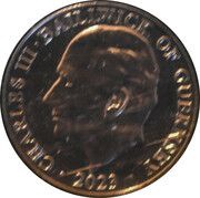 10 Pence - Charles III Barbel obverse image
