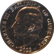 10 Pence - Charles III Salmon obverse image