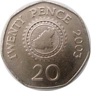 20 Pence - Elizabeth II 4th portrait, United Kingdom, 1999-2012 reverse image