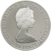 25 Pence - Elizabeth II Queen Mother; Silver Proof obverse image