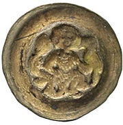 Denier Bracteate - Ottokar II small, Bohemia, 1253-1270 reverse image
