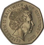 50 Pence - Elizabeth II Coronation Jubilee obverse image
