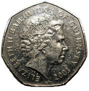 50 Pence - Elizabeth II Coronation Jubilee obverse image