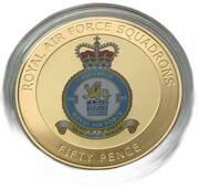 50 Pence - Elizabeth II 101 Squadron, United Kingdom, 2013 reverse image