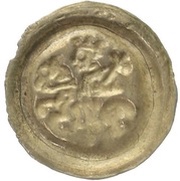 Denier Bracteate - Ottokar II small, Bohemia, 1253-1270 reverse image