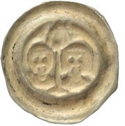 Denier Bracteate - Ottokar II small, Bohemia, 1253-1270 reverse image