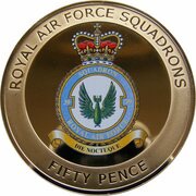 50 Pence - Elizabeth II Royal Air Force; 39 Squadron, United Kingdom, 2013 reverse image