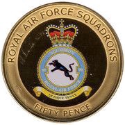 50 Pence - Elizabeth II Squadron 99, United Kingdom, 2013 reverse image