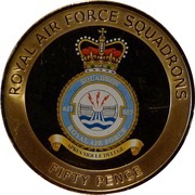 50 Pence - Elizabeth II Squadron 617, United Kingdom, 2013 reverse image