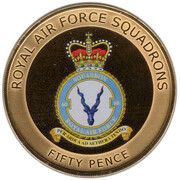 50 Pence - Elizabeth II Squadron 60, United Kingdom, 2014 reverse image