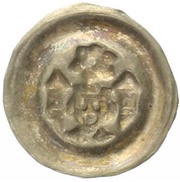 Denier Bracteate - Ottokar II small, Bohemia, 1253-1270 reverse image