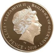 50 Pence - Elizabeth II 90th birthday of Queen Elizabeth II obverse image