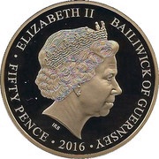 50 Pence - Elizabeth II 90th birthday of Queen Elizabeth II obverse image