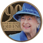 50 Pence - Elizabeth II 90th birthday of Queen Elizabeth II, United Kingdom, 2016 reverse image