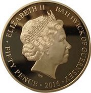 50 Pence - Elizabeth II WWI - Stone of Remembrance obverse image