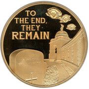 50 Pence - Elizabeth II WWI - Tyne Cot, United Kingdom, 2016 reverse image