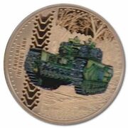 50 Pence - Elizabeth II Tanks - Churchill Infantry Tank, United Kingdom, 2016 reverse image